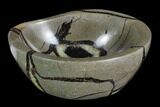 Polished Septarian Bowl - Madagascar #95114-2